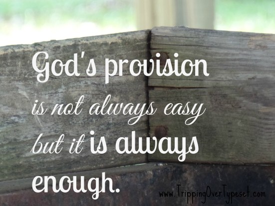God provides